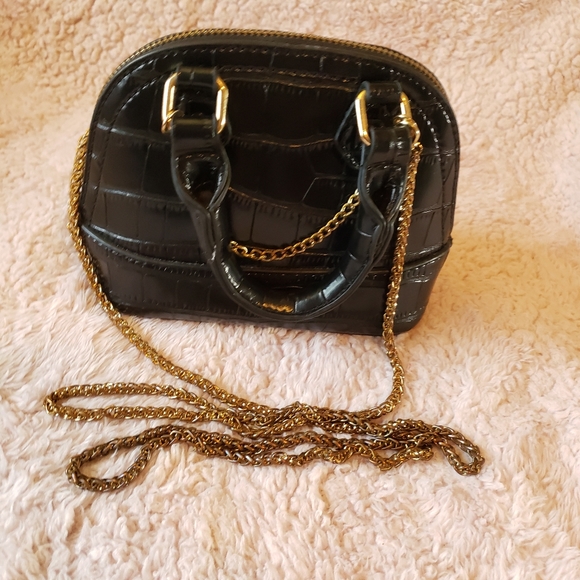 🖤 Faux Leather Mini Satchel - Picture 8 of 8